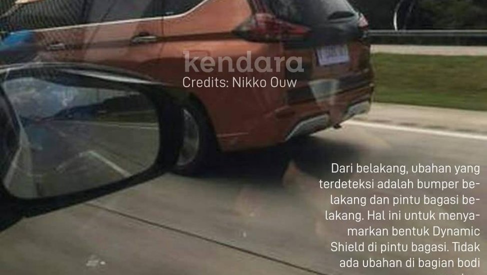Đuôi xe Nissan Grand Livina 2019 mềm mại hơn Xpander