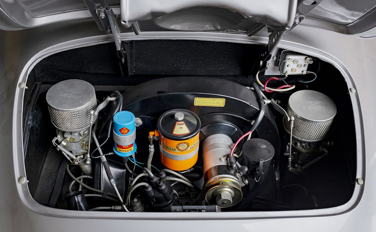Thiết kế động cơ xe Porsche 356 A Speedster