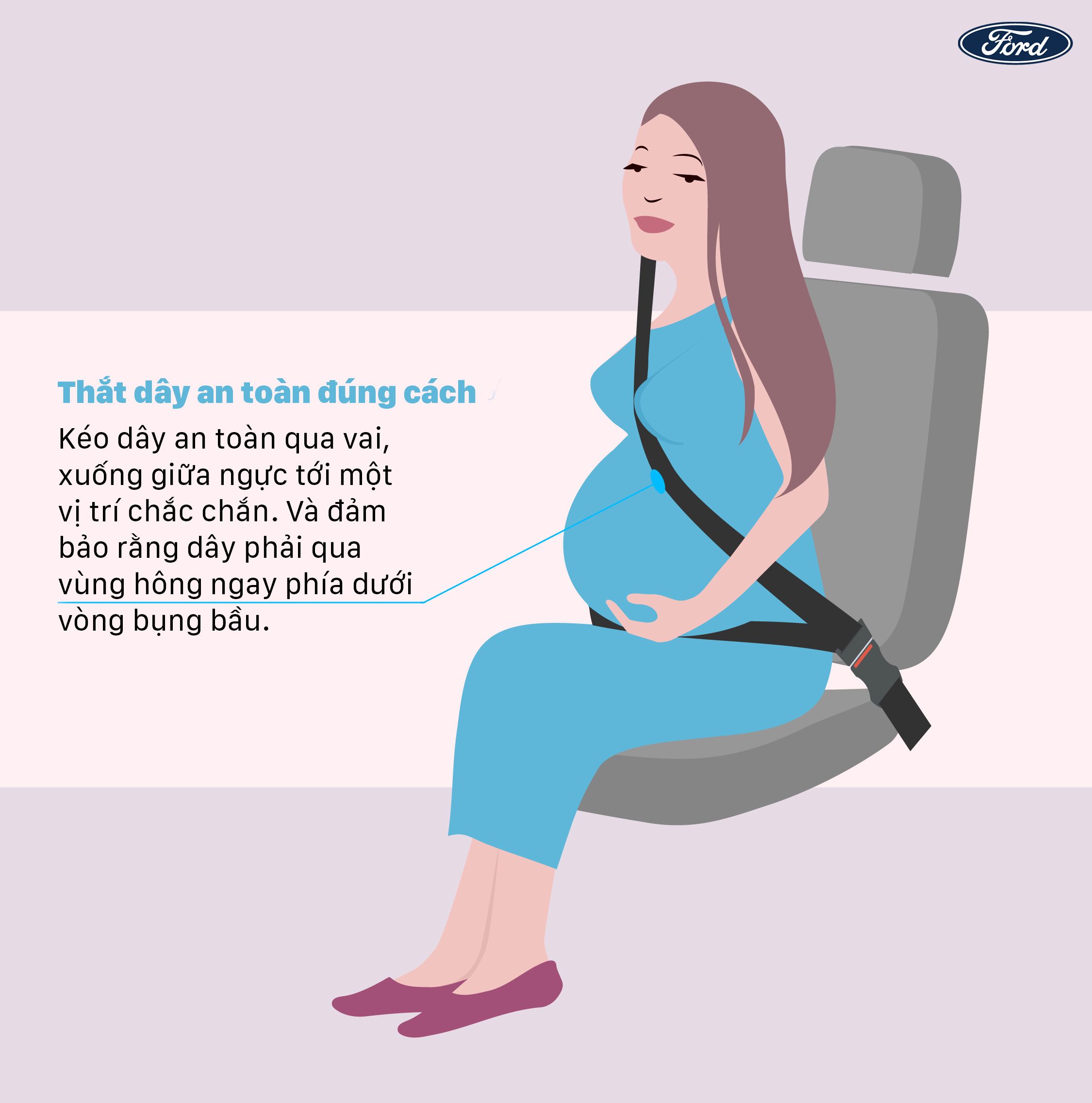 Bí kíp lái xe cho bà bầu, kinh nghiệm lái xe cho bà bầu