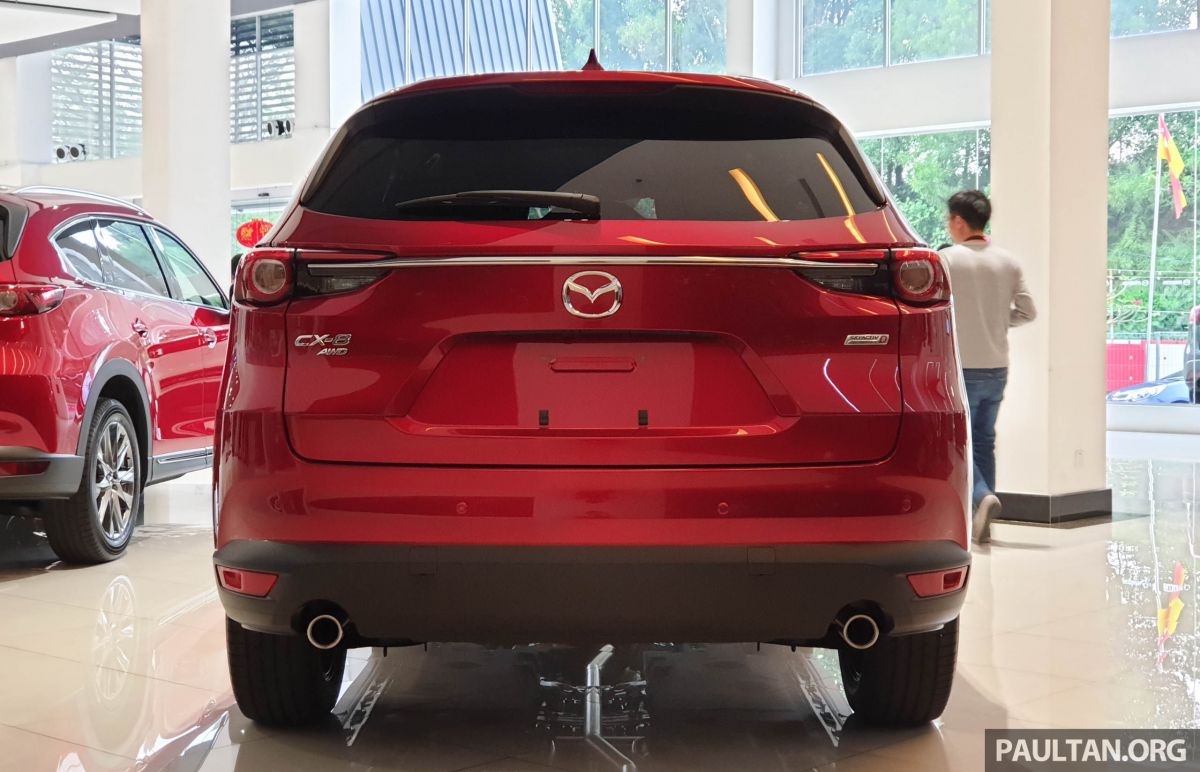 Thiết kế đuôi xe Mazda CX-8 2019