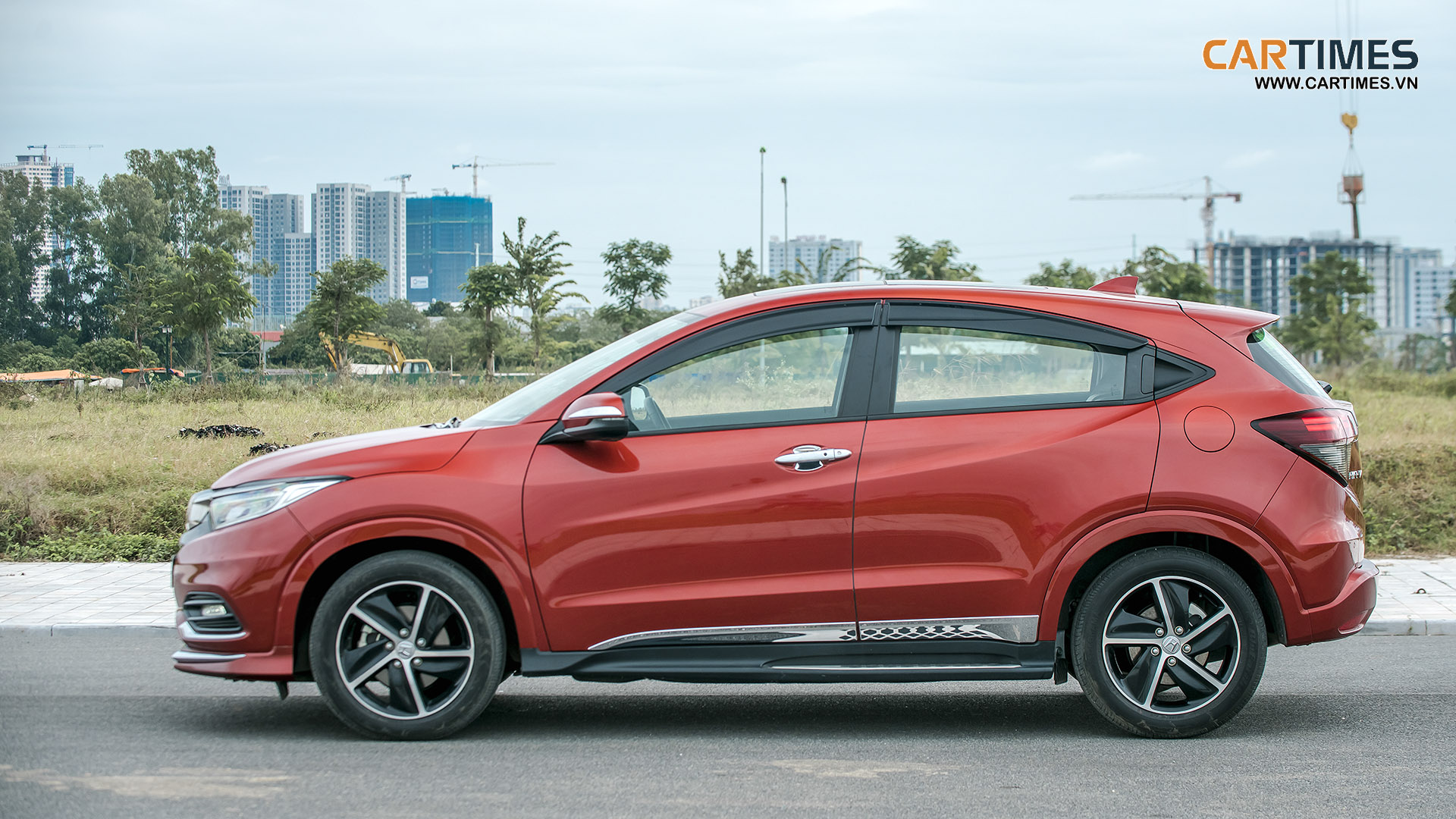 Thiết kế bên hông xe Honda HR-V 2019