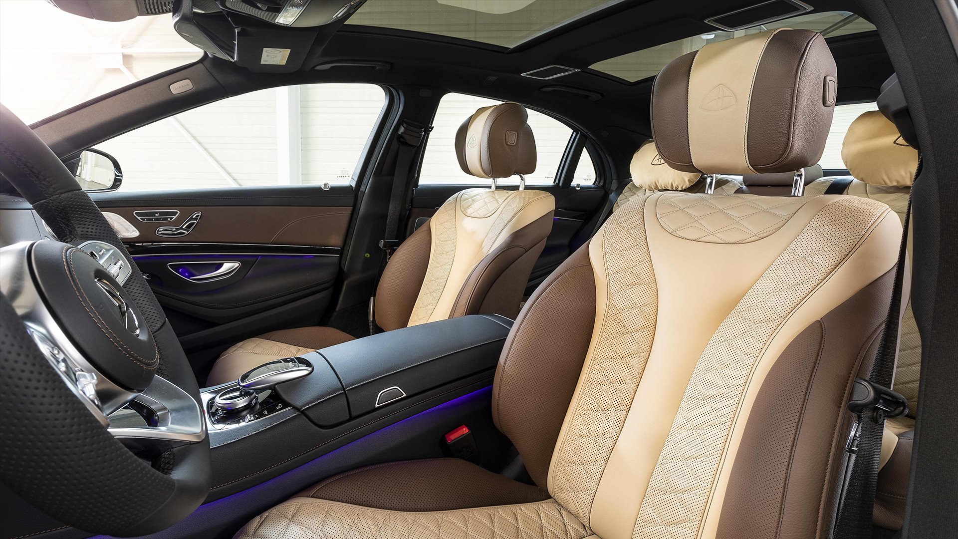 Thiết kế hàng ghế trước xe Mercedes-Benz S-Class Hofele