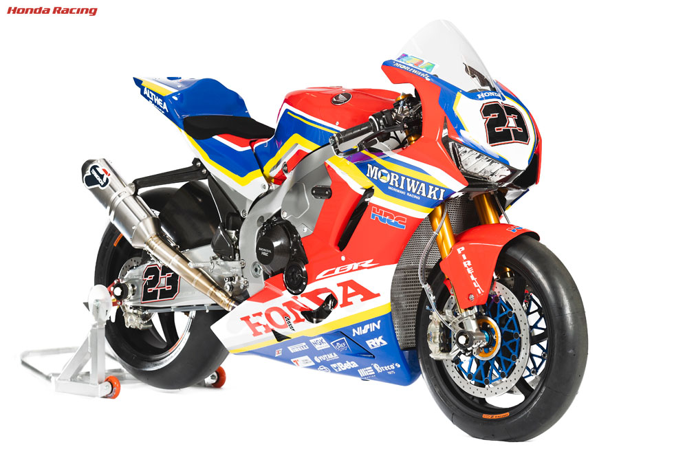 Mẫu xe đua mới của đội WSBK Honda 