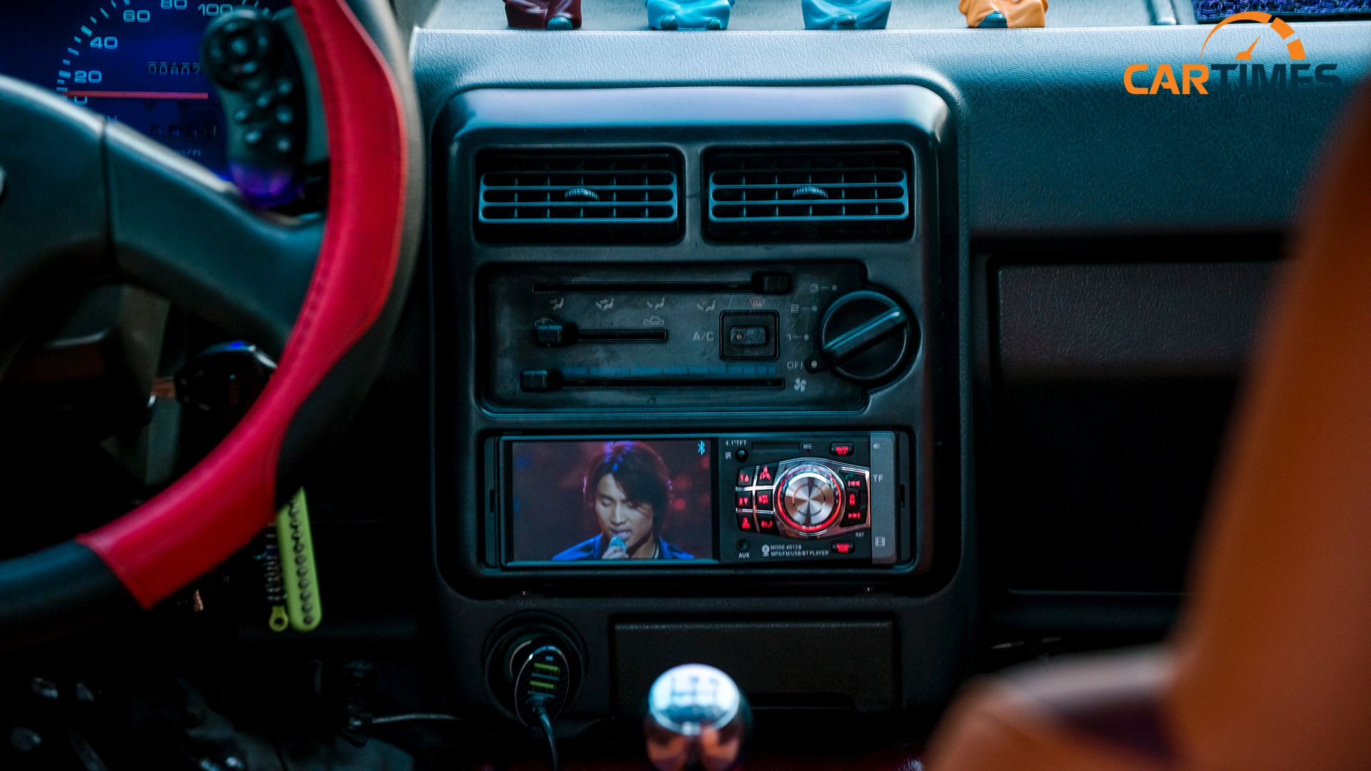 Hệ thống giải trí và điều hoà trên xe Kia Pride CD5