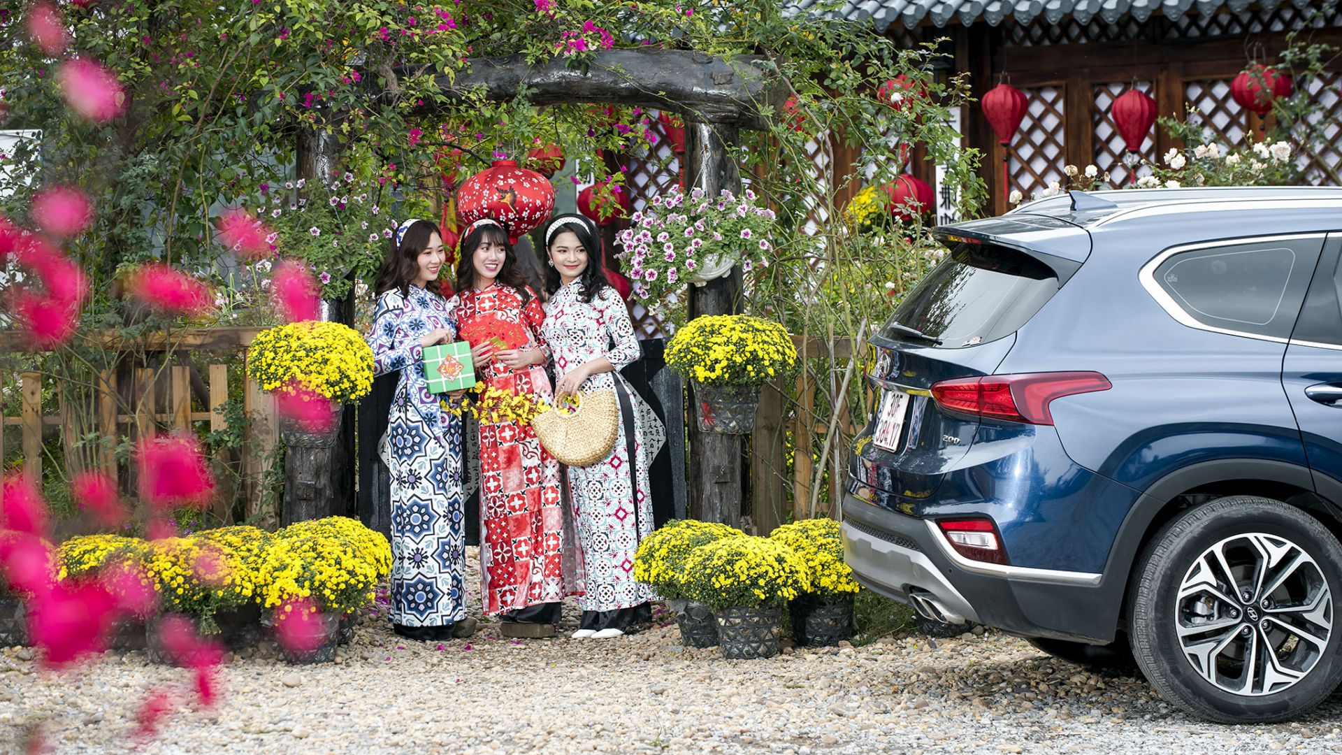 Ảnh Tết xe Hyundai