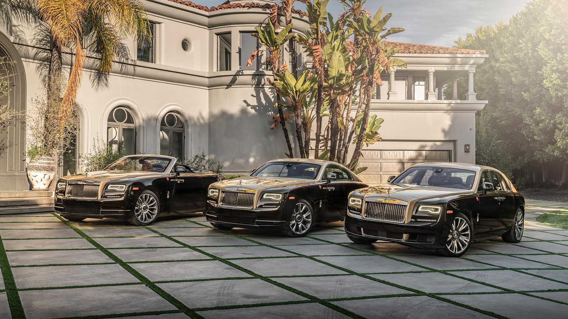 Bộ ba chiếc Rolls-Royce Dawn, Ghost và Wraith