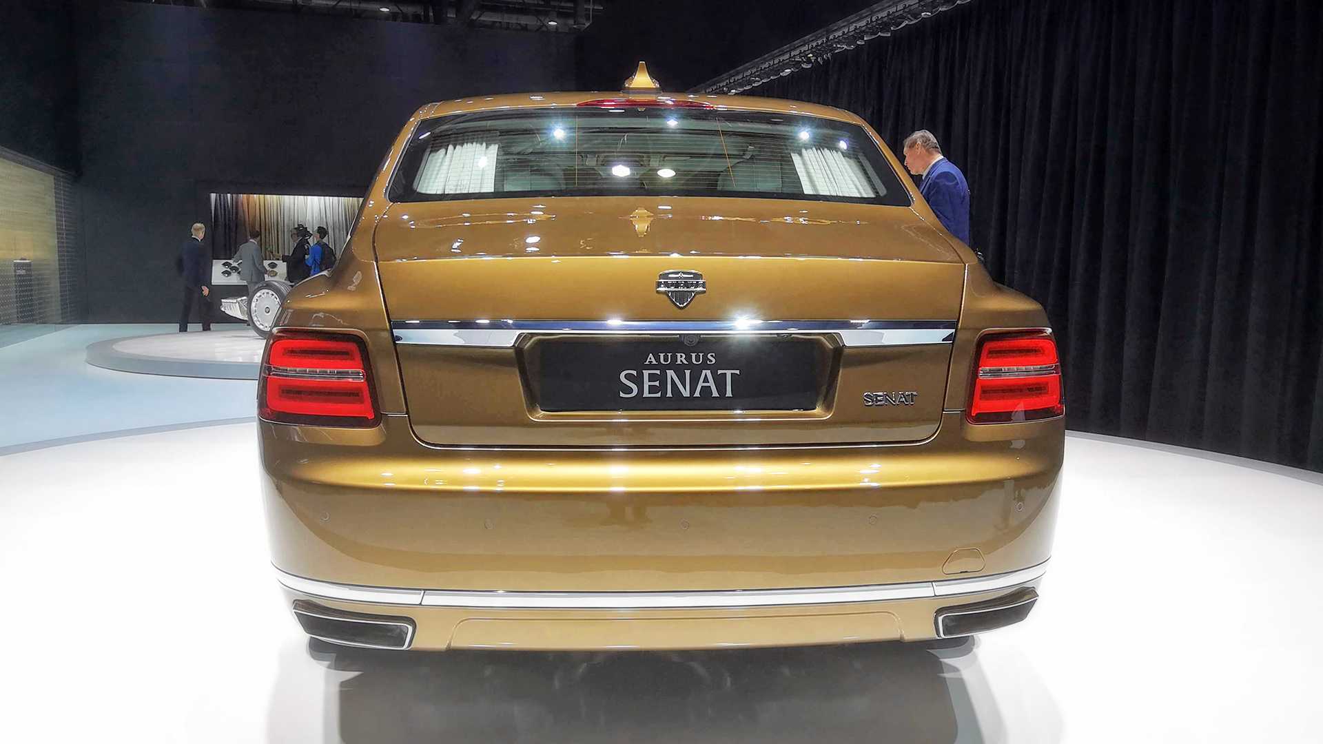 Đuôi xe Aurus Senat phiên bản S600