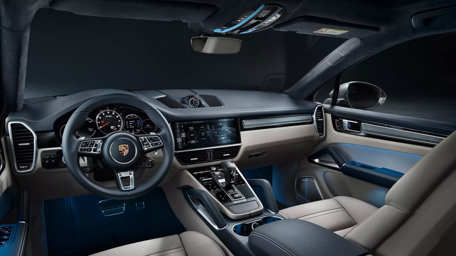 Thiết kế nội thất xe Porsche Cayenne Coupe 2020