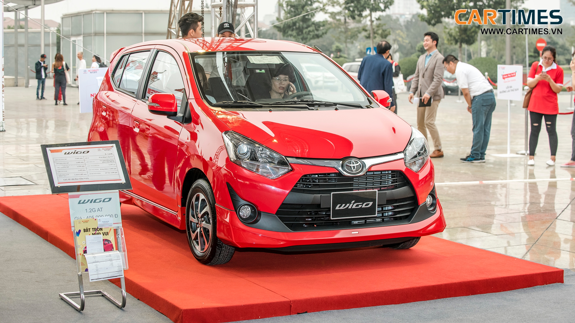 Mẫu xe Toyota Wigo phiên bản TRD đặc biệt cũng có mặt tại sự kiện