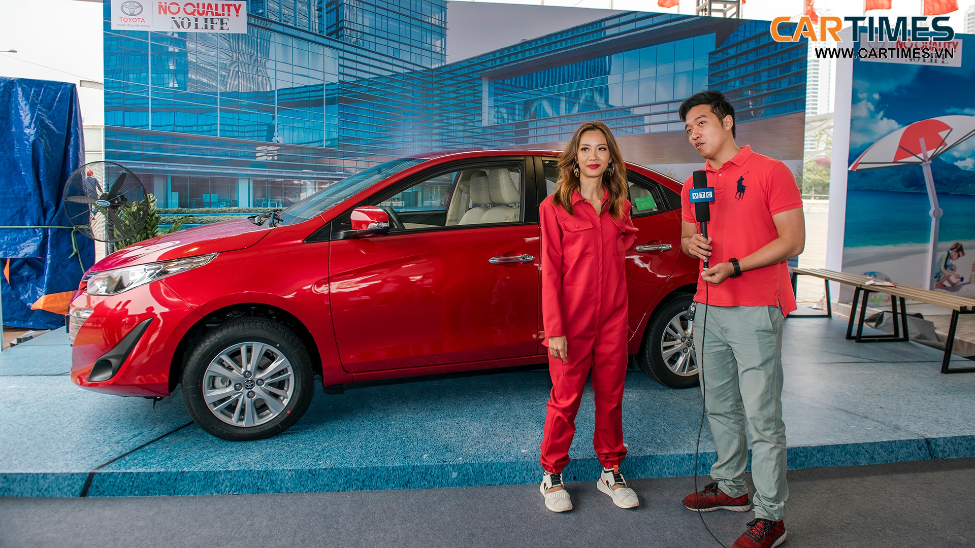 Sự kiện còn có sự xuất hiện của đại sứ thương hiệu Toyota ca sĩ Suboi
