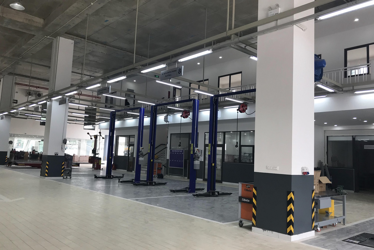 Khu sửa chữa chung của Toyota Phú Tài Đức