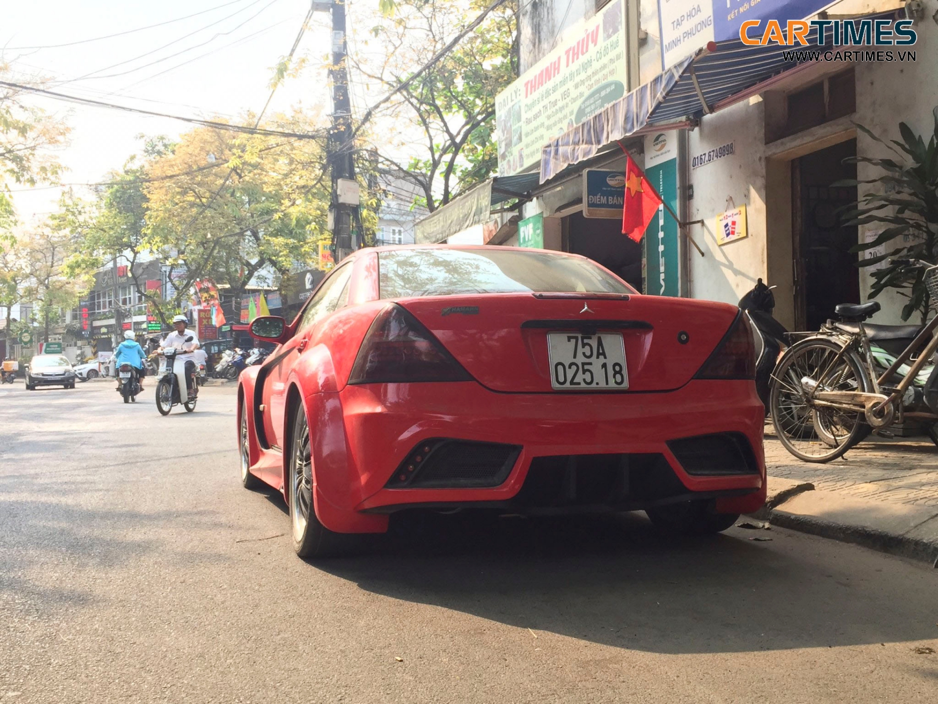 Thiết kế đuôi xe Mercedes-Benz SLK 