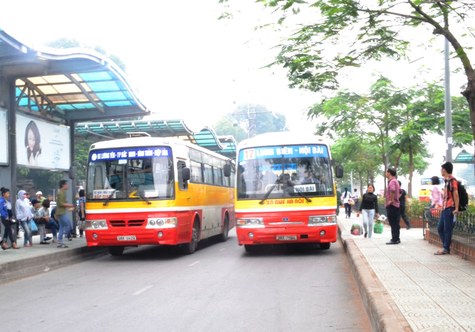 Các tuyến xe bus đang ngày càng phát triển cả về chất và lượng