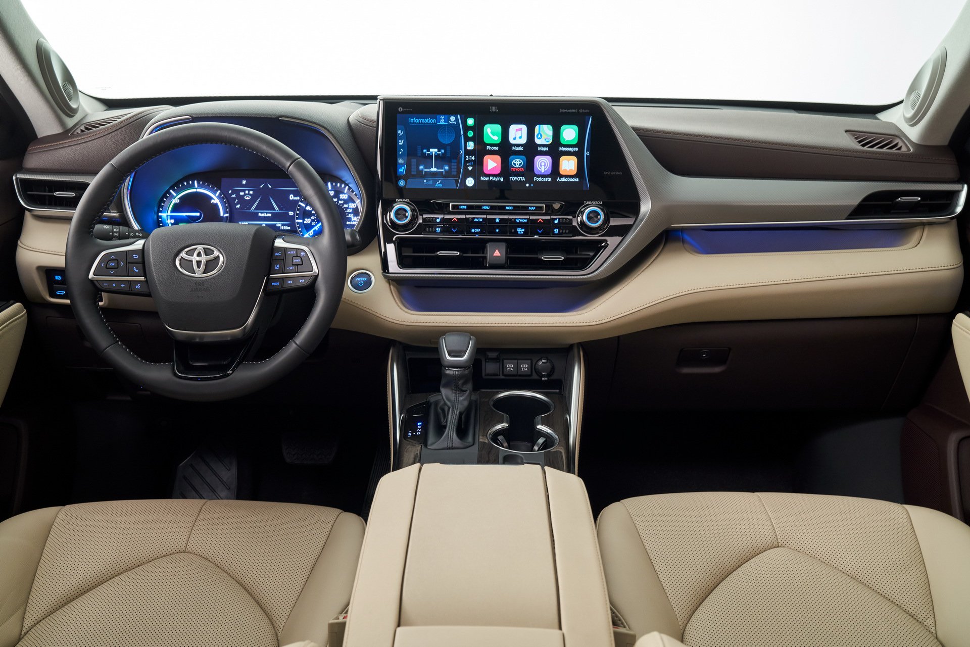 Thiết kế cabin xe Toyota Highlander 2020