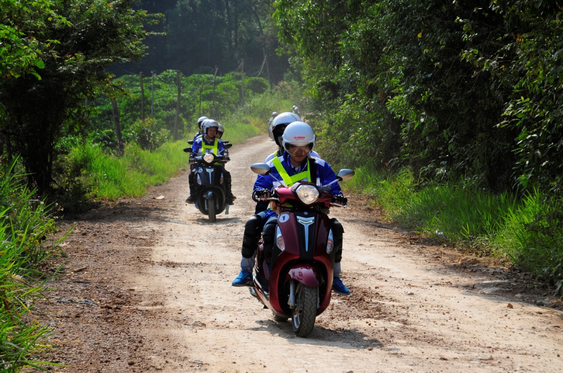Đổ đèo bằng xe ga