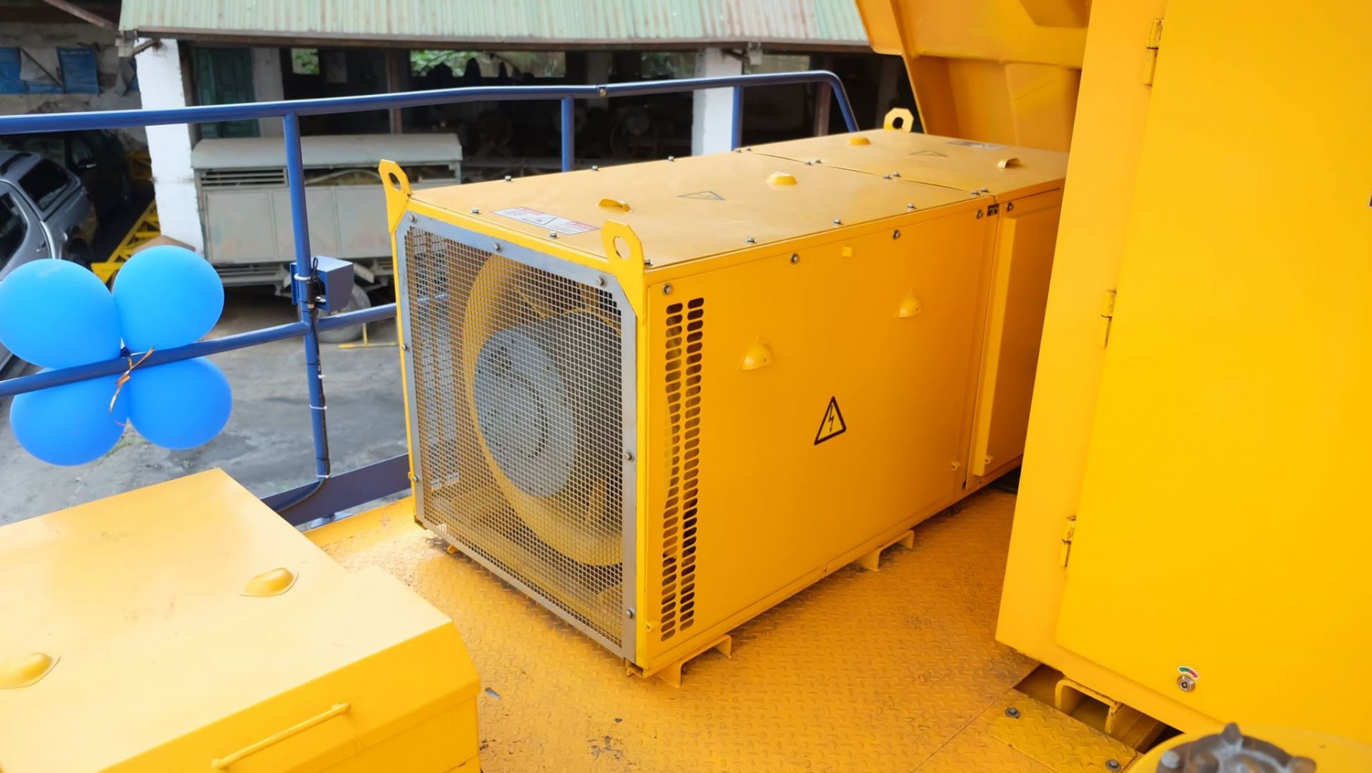Cục quạt tản nhiệt của xe tải BELAZ