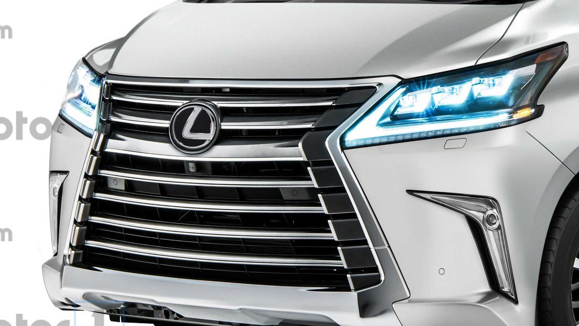 Lưới tản nhiệt của mẫu minivan Lexus
