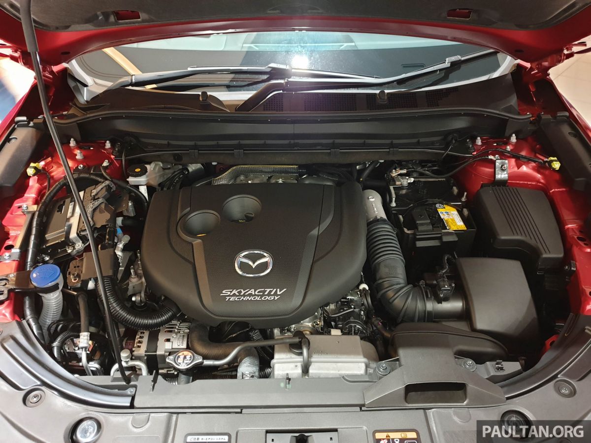 Thiết kế động cơ của xe Mazda CX-8
