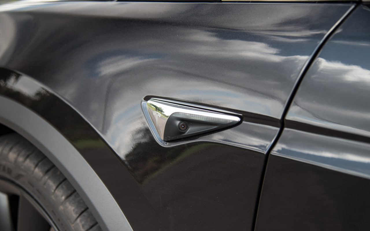Vị trí camera giám sát Sentry Mode trên xe Tesla Model 3