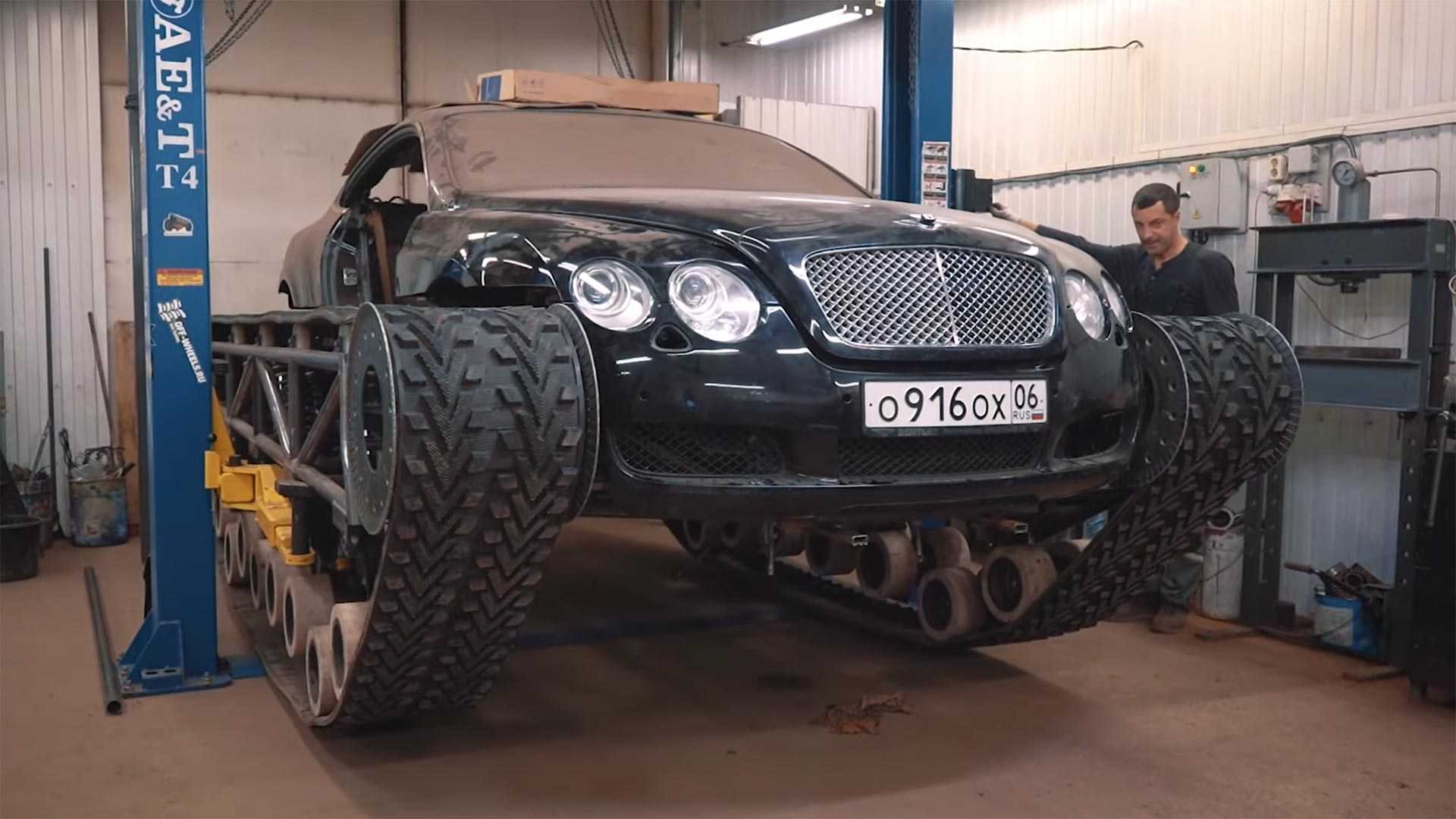 Chiếc Bentley sang trọng được tinh chỉnh để trở thành 1 chiếc xe tăng