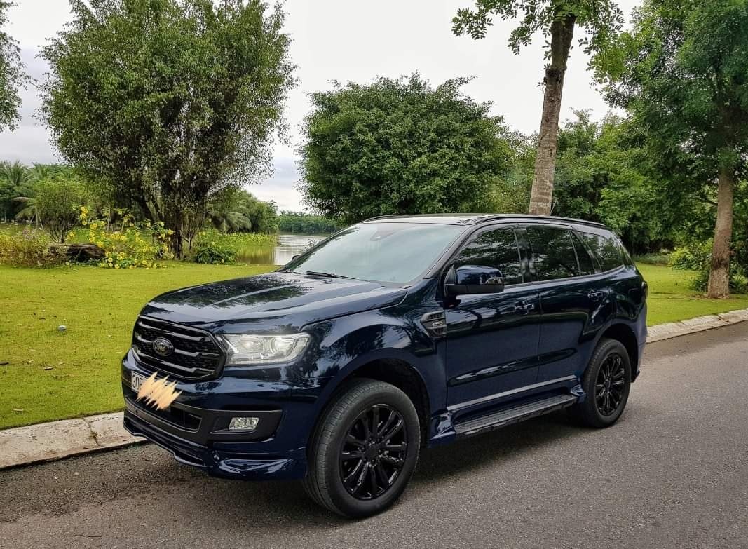 Chiếc xe Ford Everest 2.0 Bi-Turbo Titanium 2019 trước đó của anh Hoàng Anh