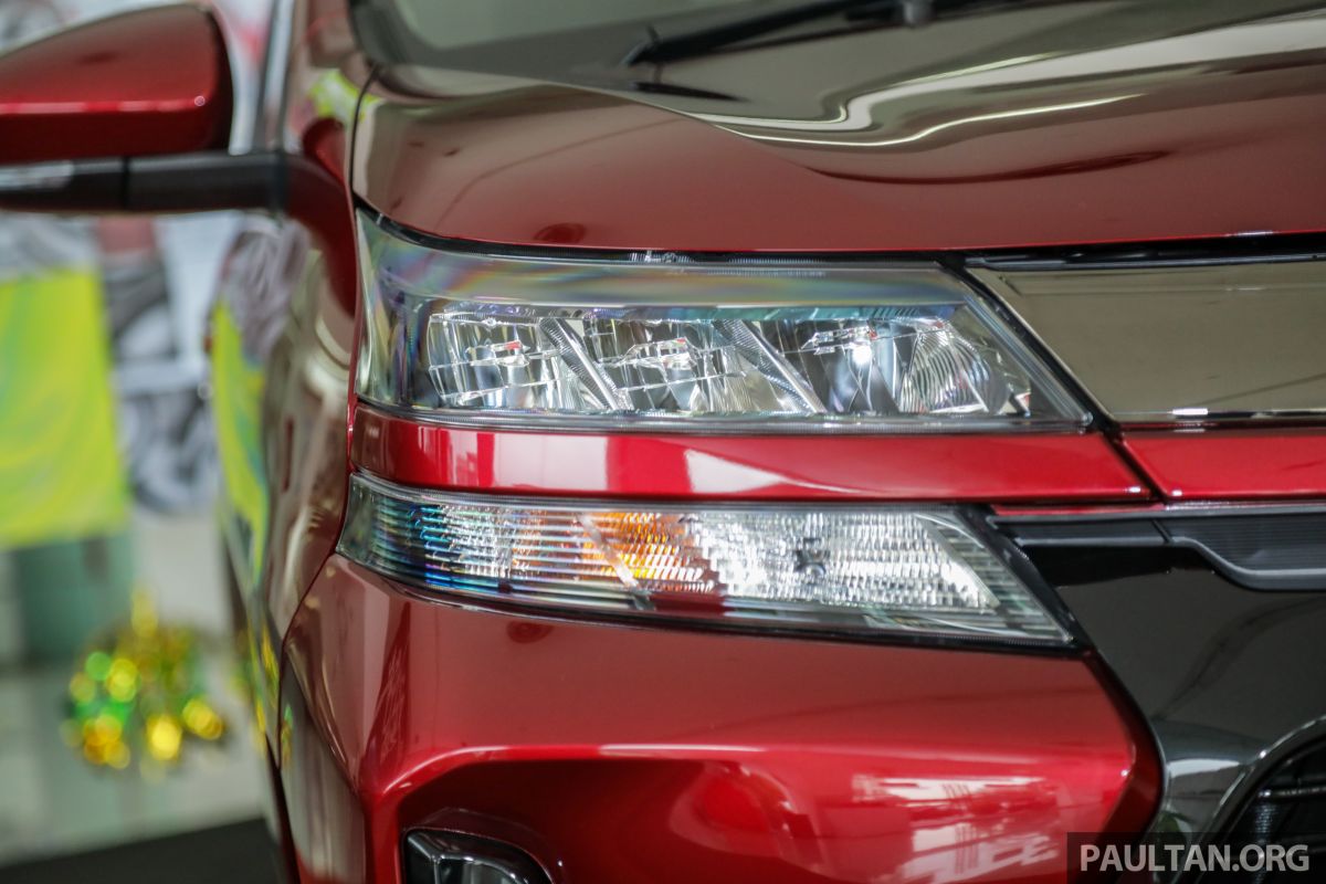 Thiết kế đèn pha mới trên Toyota Avanza