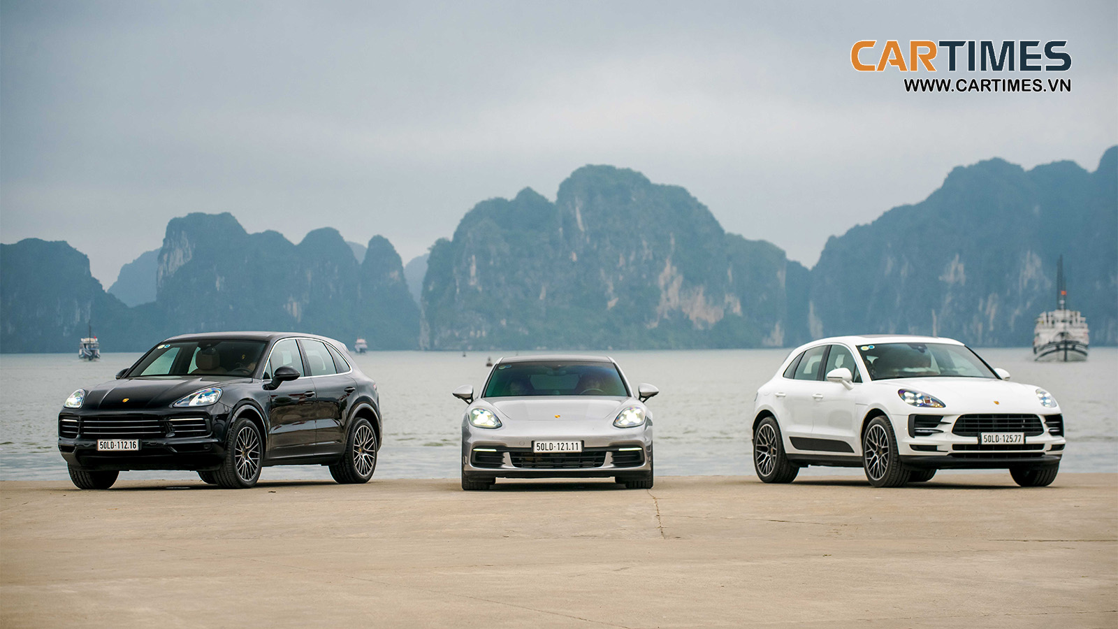 Lái xe Porsche trên đảo Cát Bà