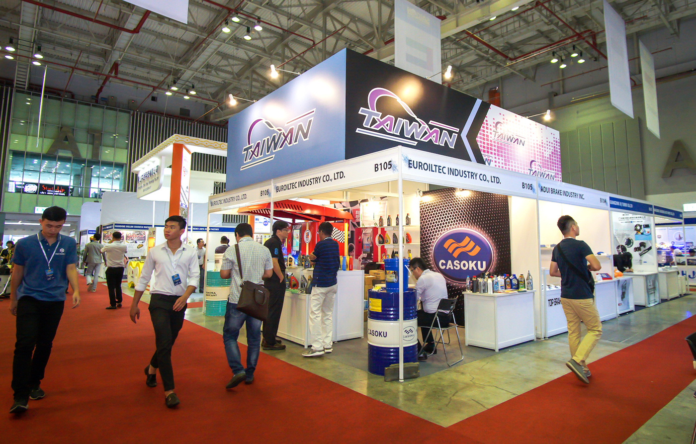 Các gian hàng tại Saigon Autotech & Accessories 2019