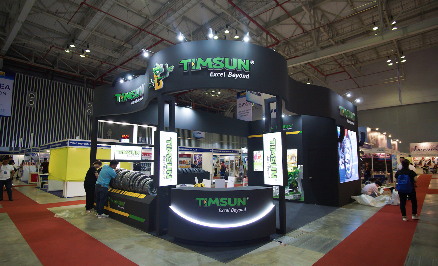 Một gian hàng hoành tráng tại Saigon Autotech & Accessories 2019