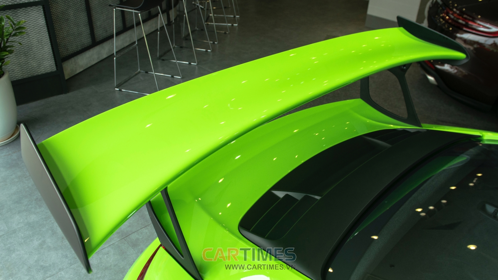Cánh gió phía sau xe Porsche 911 GT3 RS
