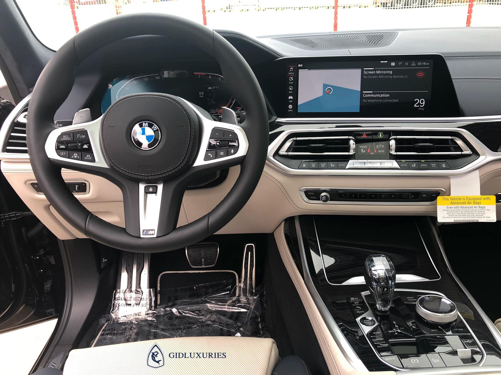 Vị trí người lái trên BMW X7
