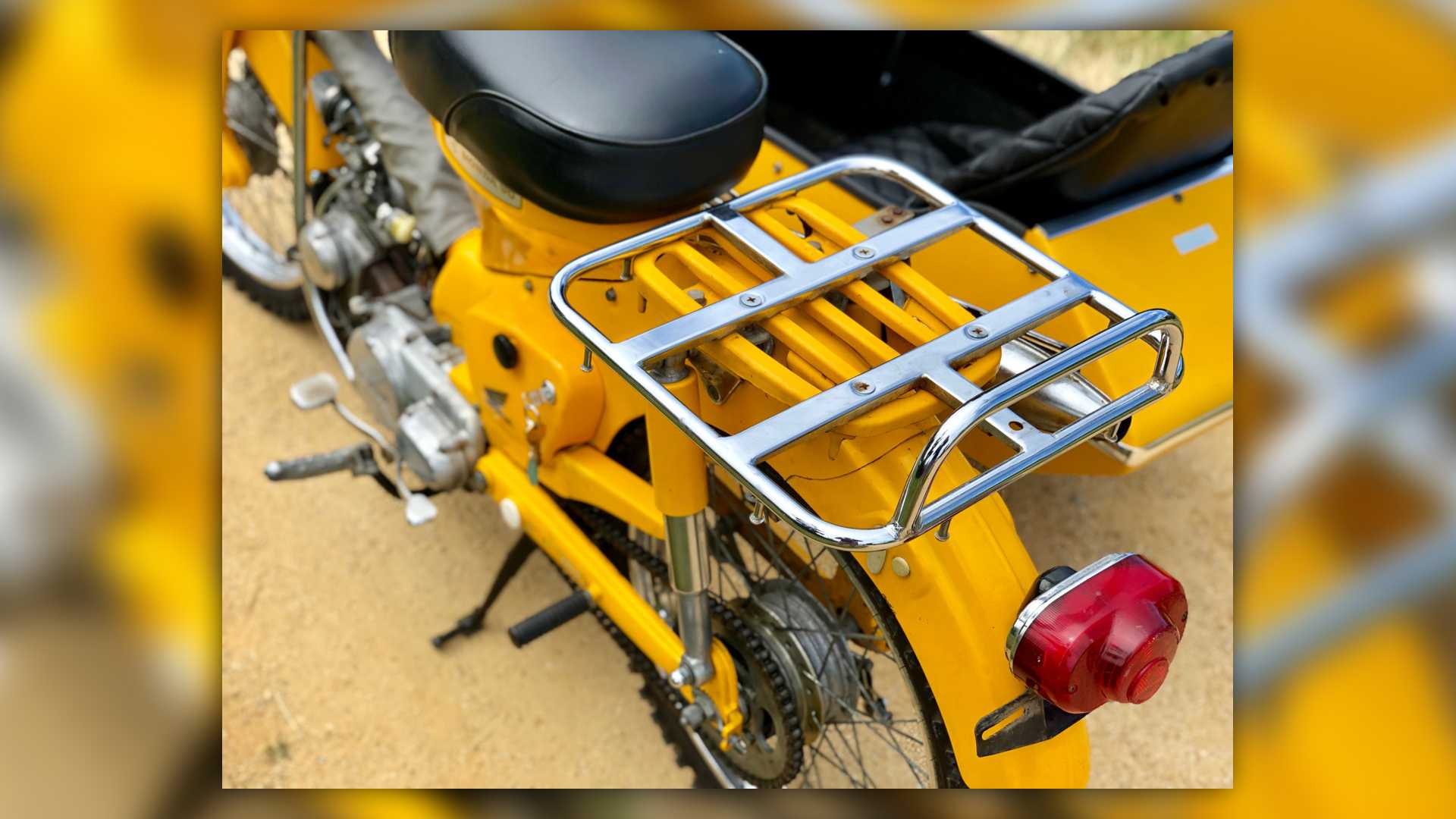 Thiết kế ghế thứ 2 xe Honda 67 CT 90