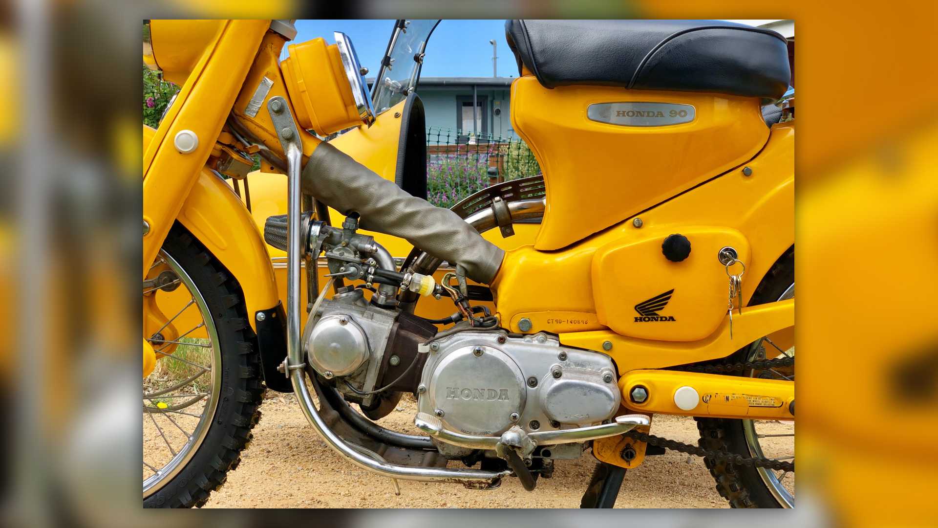 Thiết kế động cơ xe Honda 67 CT 90