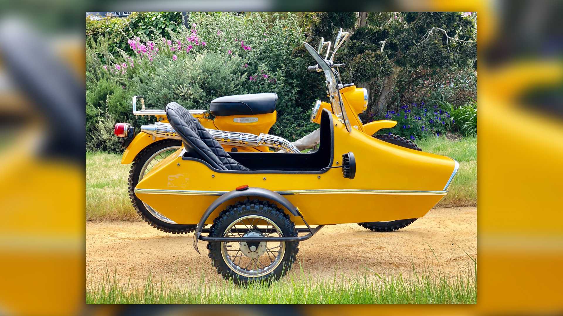 Thiết kế bên hông xe Honda 67 CT 90