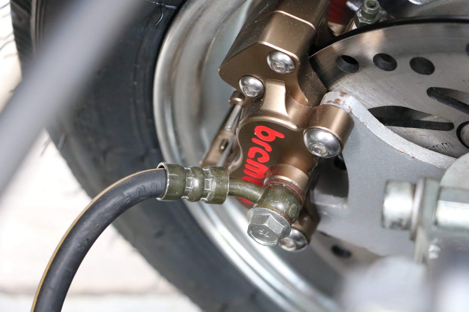 Thiết kế phanh Brembo xe Pedal California Spider Junior