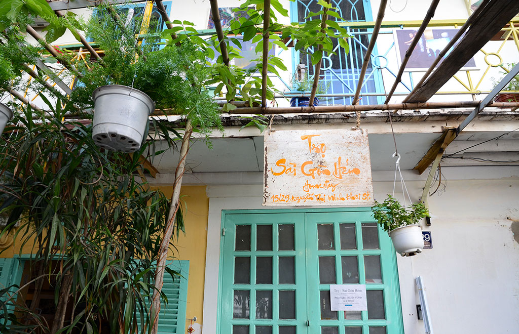 Trọ “Sài Gòn Hẻm” Homestay tại địa chỉ số 15/29, giá chỉ 150.000VNĐ/người/đêm với đầy đủ tiện nghi