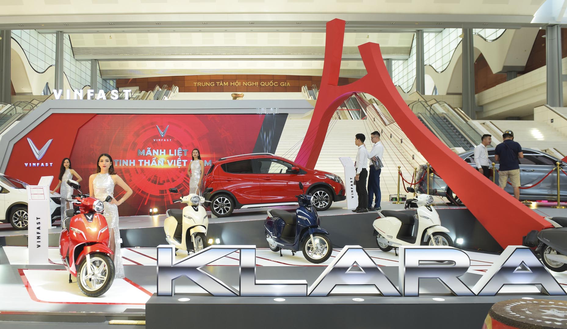 Gian trưng bày của VinFast tại triển lãm Vietnam Expo 2019