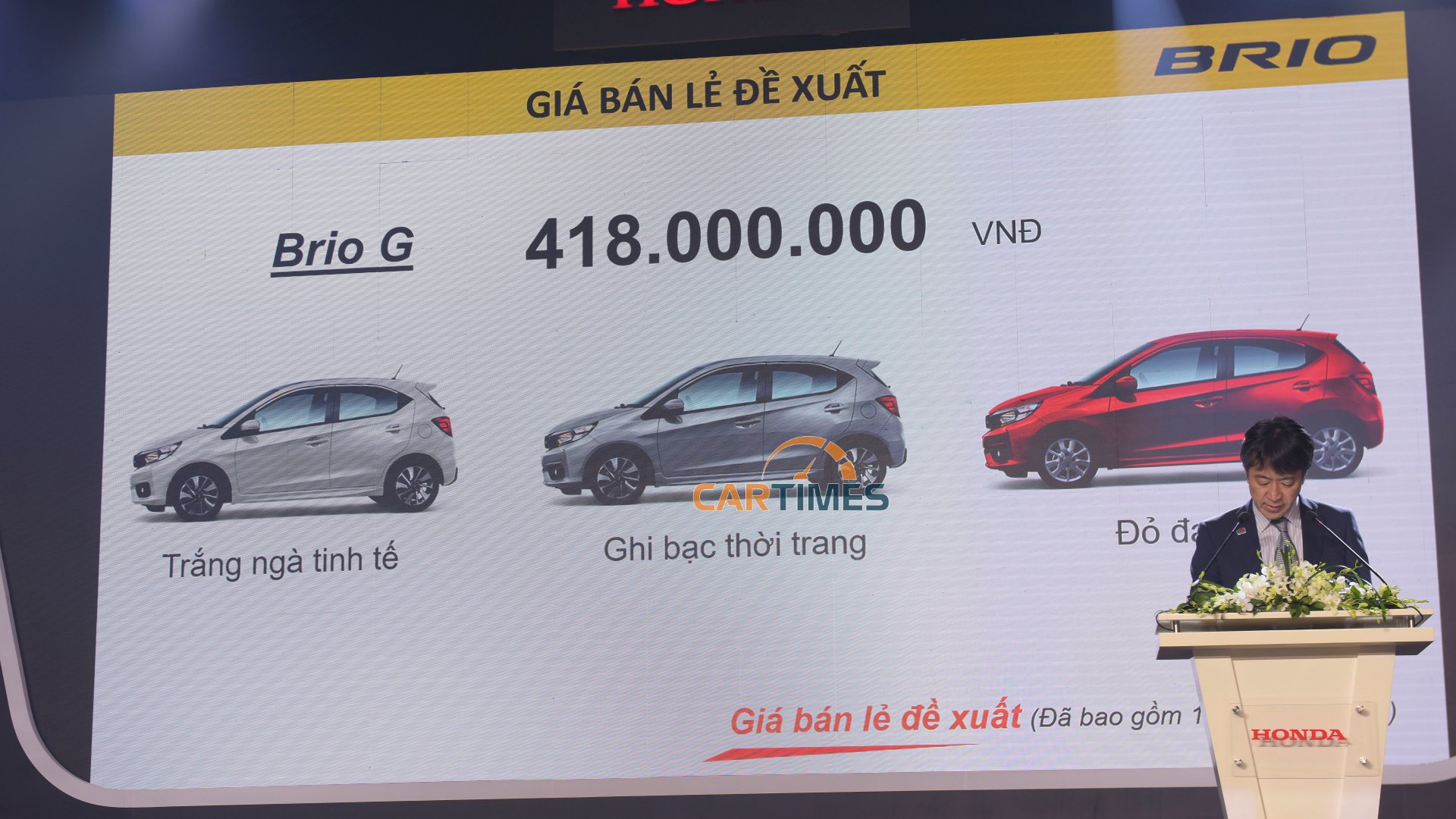Giá xe Honda Brio phiên bản G