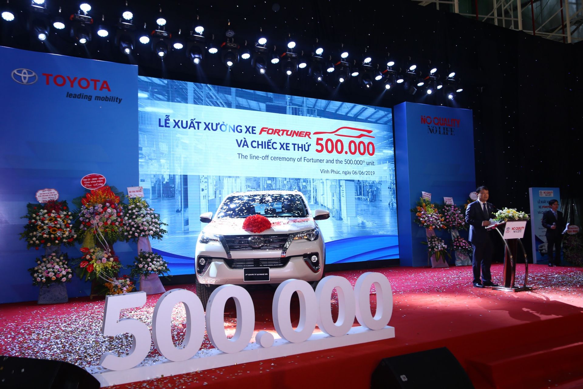 Toyota Fortuner cũng được lắp ráp trở lại sau 1 thời gian được nhập khẩu