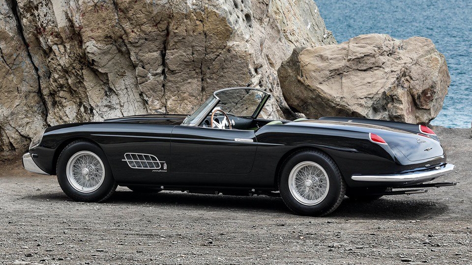 Thiết kế bên hông xe Ferrari 250 GT Series I Cabriolet 1958