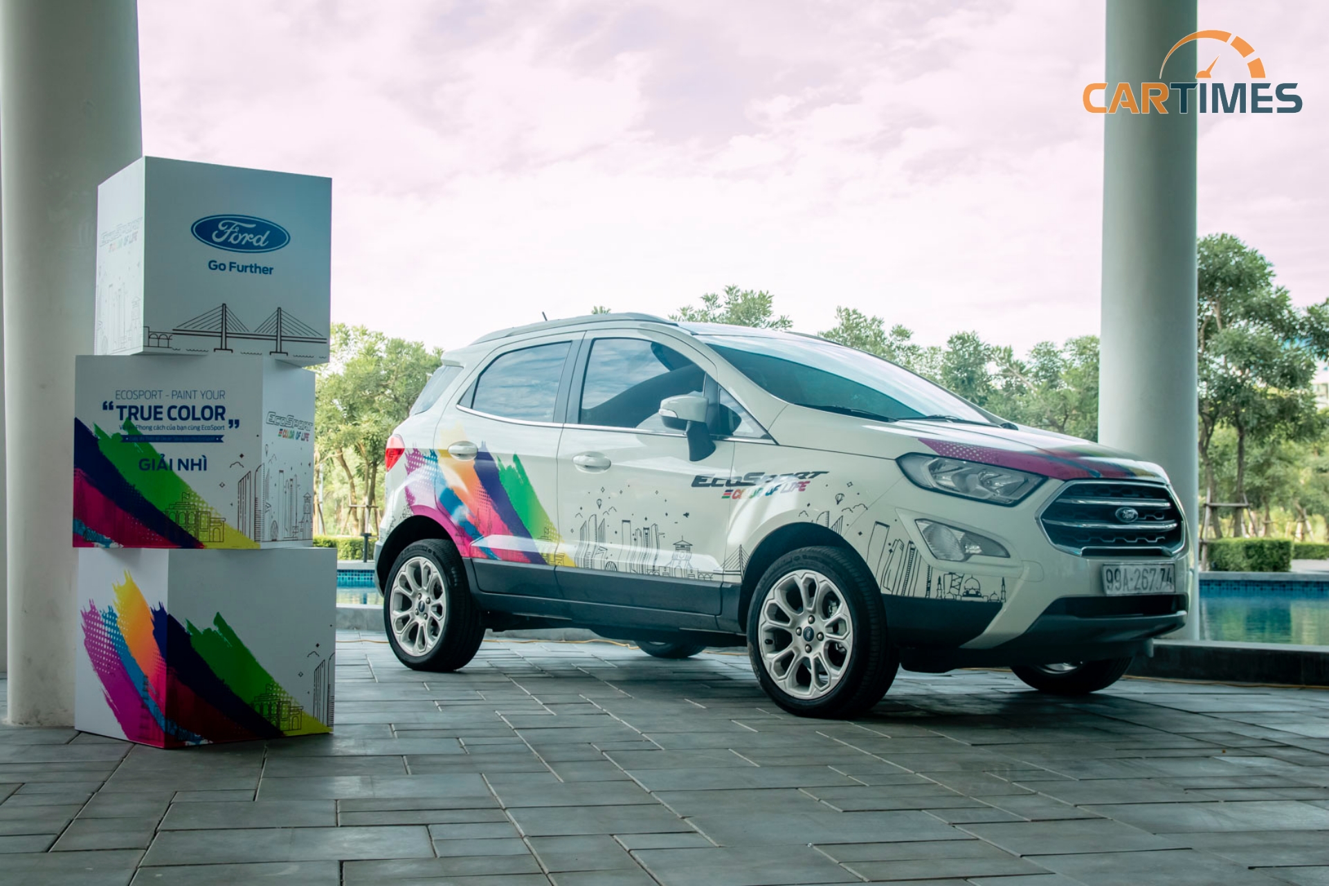 Chiếc xe đoạt gỉai nhì tại cuộc thi Ford EcoSport Paint Your “True Color"