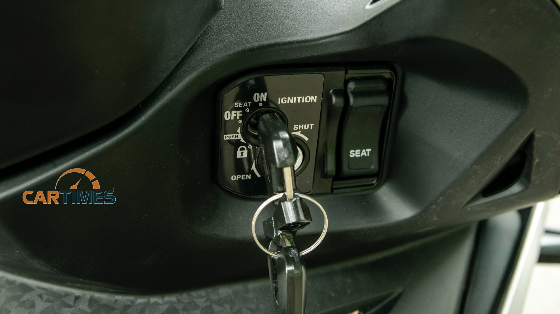 Thiết kế ổ khoá trên xe Honda Winner X