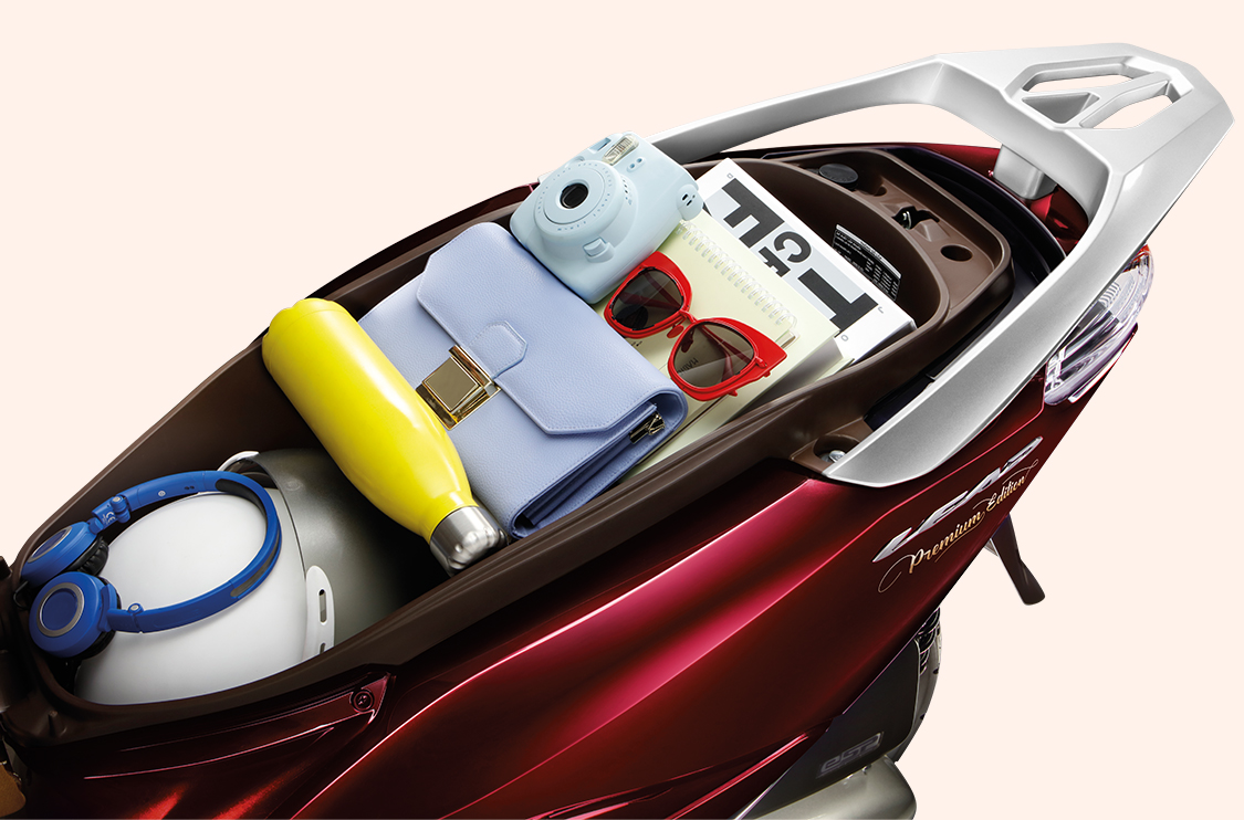 Cốp của Honda Lead rất rộng