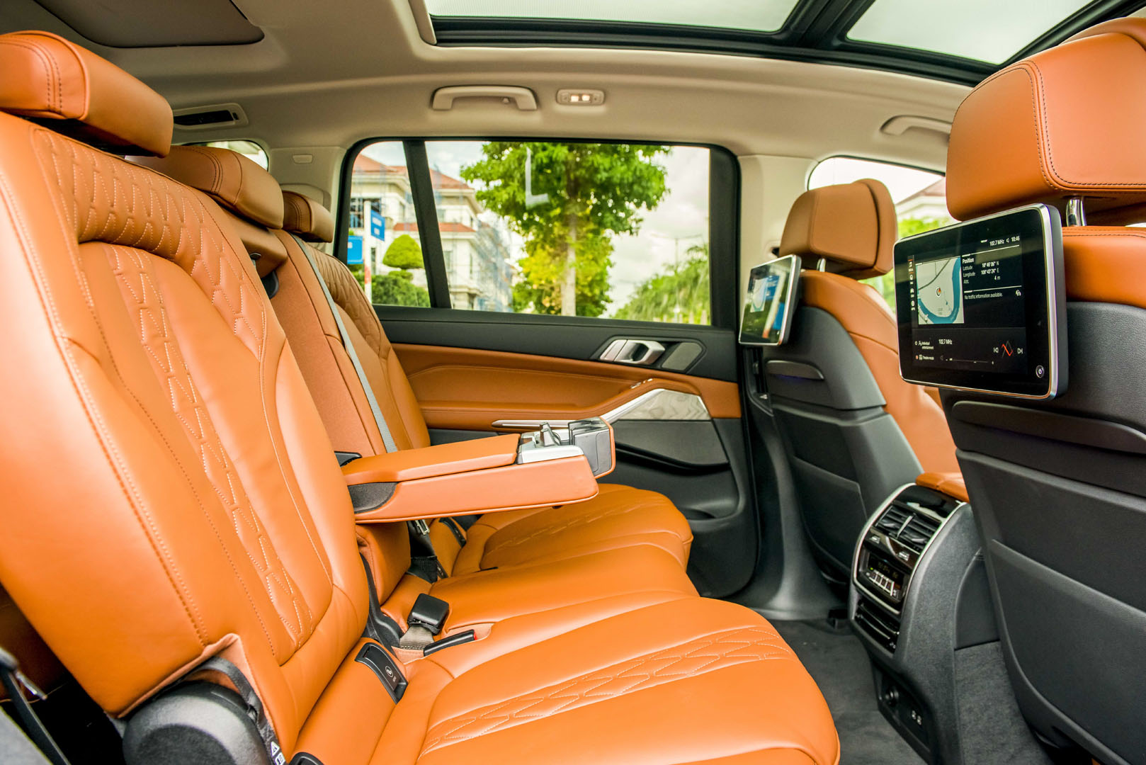 Thiết kế hàng ghế thứ 2 xe BMW X7