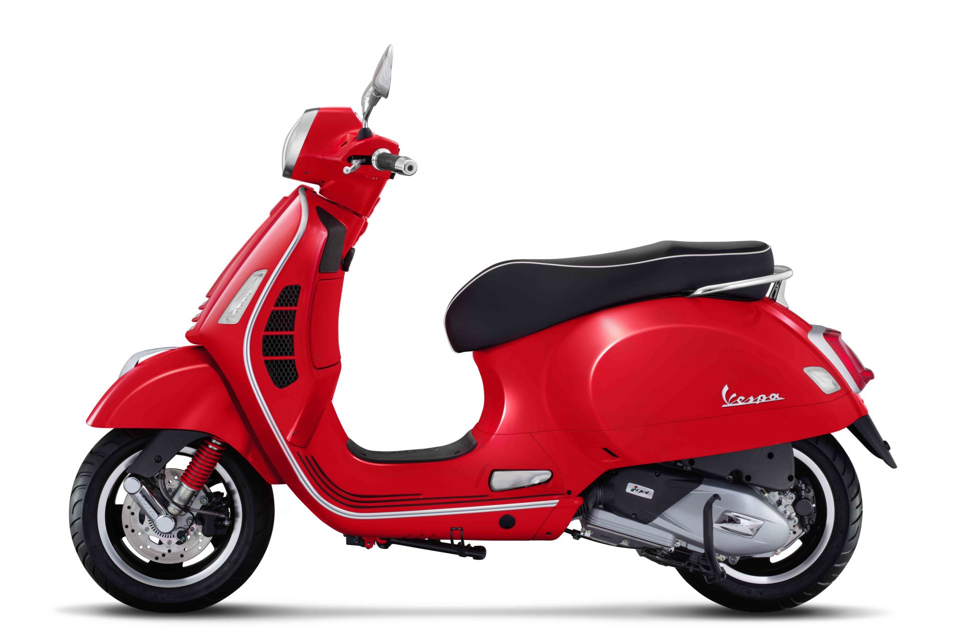 Phiên bản Vespa GTS màu đỏ