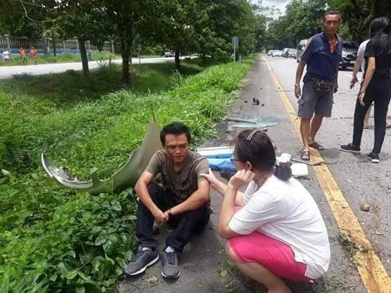 Tài xế sống sót thần kỳ, anh chỉ bị thương nhẹ ở đuôi mắt phải