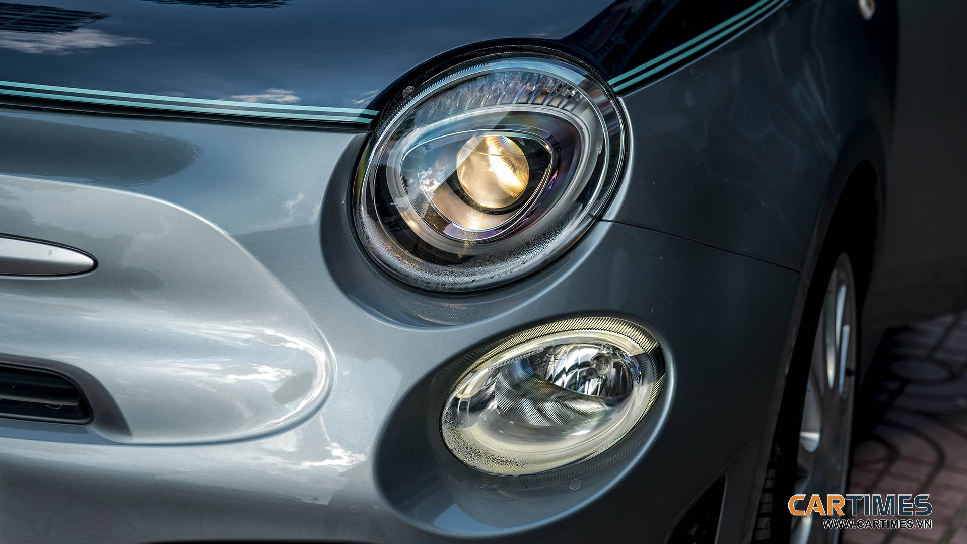 Đèn pha xe Fiat 500 Abarth 695 Rivale 