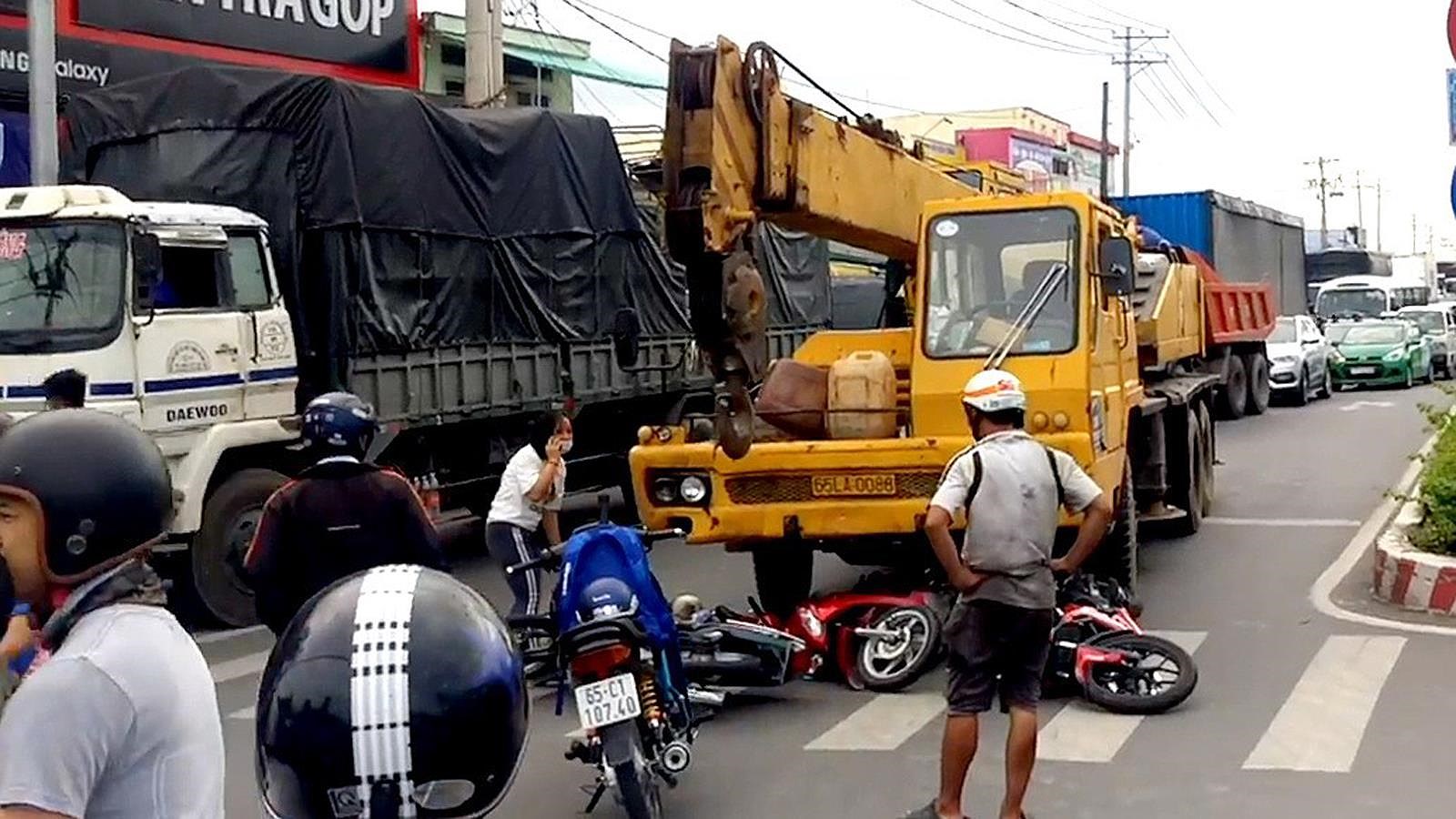 xe gây tai nạn giao thông