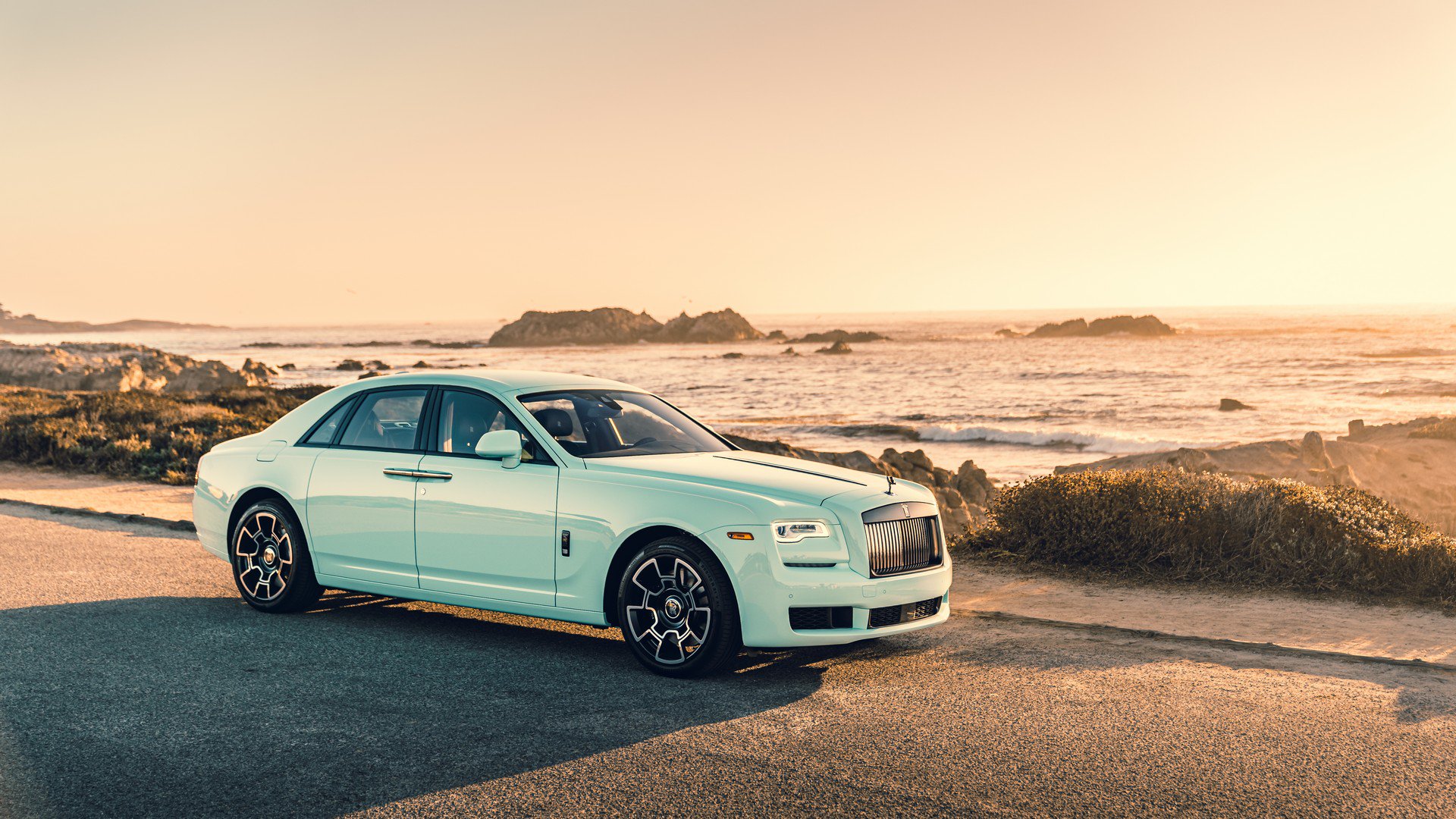 Rolls-Royce Ghost Black Badge Light Green Solid