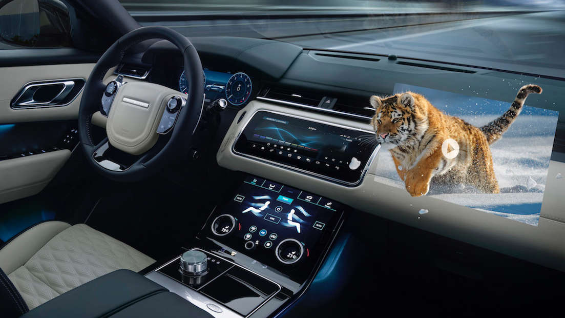 Công nghệ giải trí và HUD trong xe Jaguar Land Rover sẽ lên 1 tầm cao mới